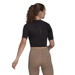 Camiseta feminina adidas Run Fast Cropped Running image-4