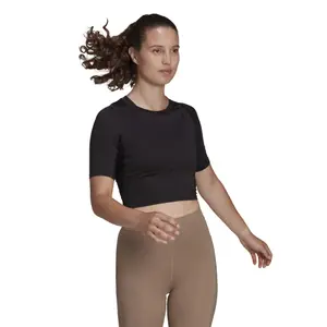 Camiseta de mujer adidas Run Fast Cropped Running image-2