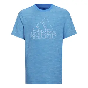 Camiseta para niños adidas AEROREADY Heather image-3
