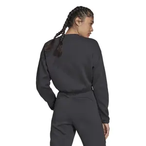 Felpa da donna adidas Hyperglam Crop Crew image-2