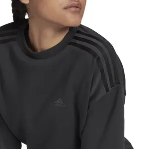 Felpa da donna adidas Hyperglam Crop Crew image-5