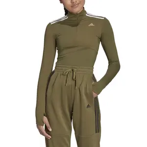 T-shirt femme adidas Hyperglam Quarter-Zip image-2
