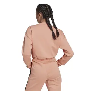 Felpa da donna adidas Hyperglam Crop Crew image-3