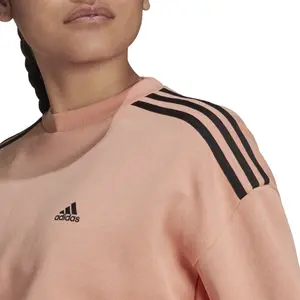 Felpa da donna adidas Hyperglam Crop Crew image-6