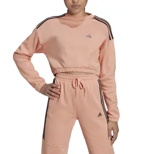 Felpa da donna adidas Hyperglam Crop Crew image-2