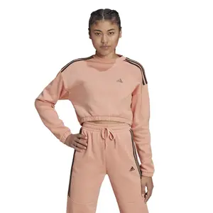 Felpa da donna adidas Hyperglam Crop Crew image-1
