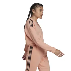 Felpa da donna adidas Hyperglam Crop Crew image-4