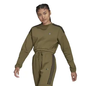 Sweatshirt woman adidas Hyperglam Crop Crew image-1