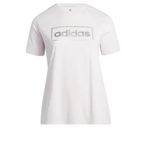 Camiseta de mujer adidas Foil Box Linear Graphic (Plus Size) image-0