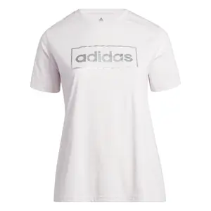 Camiseta de mujer adidas Foil Box Linear Graphic (Plus Size) image-1