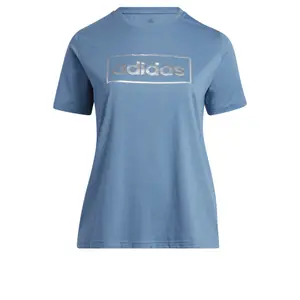Camiseta de mujer adidas Foil Box Linear Graphic (Plus Size) image-0
