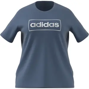 Camiseta de mujer adidas Foil Box Linear Graphic (Plus Size) image-5