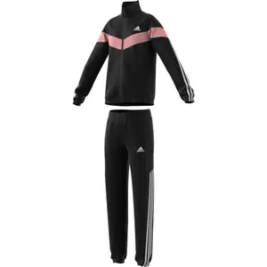 Girl's tracksuit adidas Aeroready Colorblock Polyester image-3