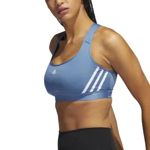 Women's bra adidas Powerreact Training Medium-Support 3-Stripes image-2