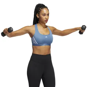 Women's bra adidas Powerreact Training Medium-Support 3-Stripes image-4
