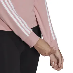Sweatshirt woman adidas Essentials 3-Stripes Cropped image-4