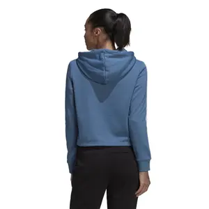 Sweatshirt à capuche femme adidas Essentials 3-Stripes Cropped image-4