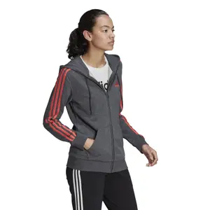 Bluza damska adidas Essentials French Terry 3-Stripes Full-Zip image-3