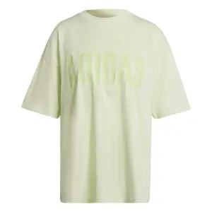Camiseta de mujer de gran tamaño adidas Essentials Repeat image-1