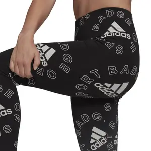 Leggings de mujer adidas Essentials Logo Allover Print image-5