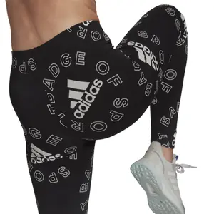Leggings de mujer adidas Essentials Logo Allover Print image-6