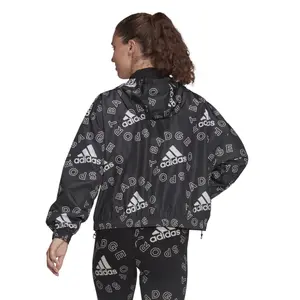 Giacca da donna adidas Essentials Logo Allover Print image-3