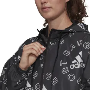 Giacca da donna adidas Essentials Logo Allover Print image-5