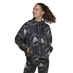 Giacca da donna adidas Essentials Logo Allover Print image-1