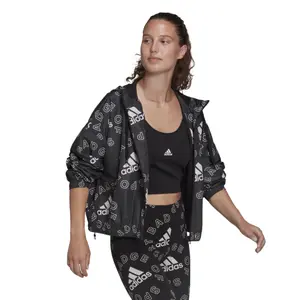 Giacca da donna adidas Essentials Logo Allover Print image-4