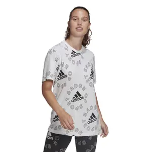 Camiseta de mujer adidas Essentials Logo Allover Print image-2