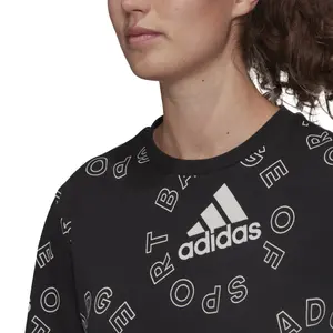 Camiseta de mujer adidas Essentials Logo Allover Print image-6