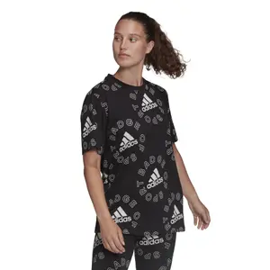 Camiseta de mujer adidas Essentials Logo Allover Print image-2