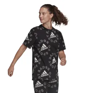 T-shirt för kvinnor adidas Essentials Logo Allover Print image-1