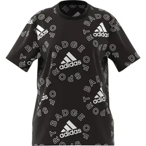 Camiseta de mujer adidas Essentials Logo Allover Print image-5