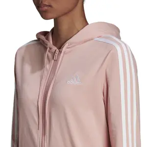 Kapuzenjacke Frau adidas Essentials Single Jersey 3-Stripes image-5
