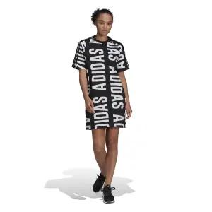 Oversized-Kleid Frau adidas Essentials Allover image-1
