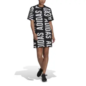 Oversized-Kleid Frau adidas Essentials Allover image-2