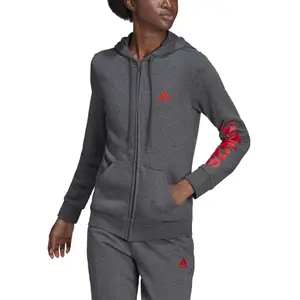 Sweatshirt woman adidas Essentials Logo Full-Zip image-2