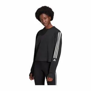 Sweatshirt woman adidas AEROREADY Designed to Move Cotton-Touch image-1