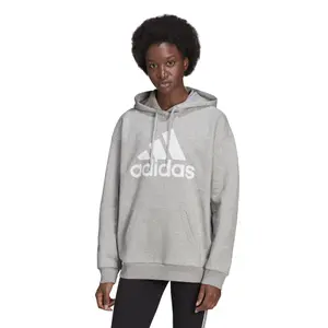 Women's hooded sweatshirt adidas Essentials Logo Boyfriend Fleece image-1