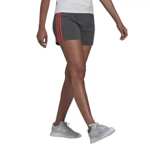 Pantalones cortos de mujer adidas Essentials Slim 3-Stripes image-4
