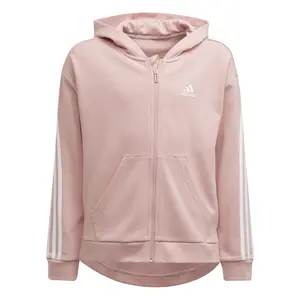 Sweatshirt girl adidas 3-Stripes Full-Zip image-0
