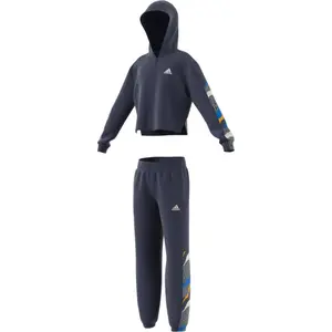 Girl's tracksuit adidas Wildshape Print Cotton image-2