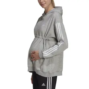 Sweatshirt med huva för kvinnor adidas Essentials Cotton 3-Stripes image-3