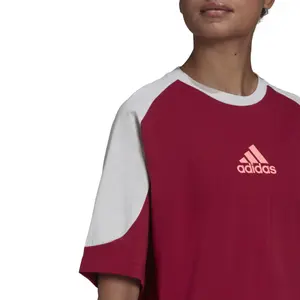 Camiseta de mujer adidas Essentials Colorblock Boyfriend image-4
