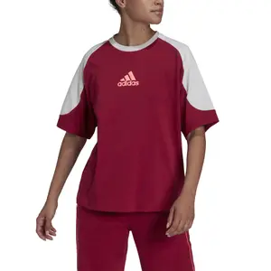 Camiseta de mujer adidas Essentials Colorblock Boyfriend image-3