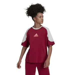 Camiseta de mujer adidas Essentials Colorblock Boyfriend image-2