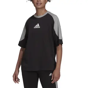 Camiseta de mujer adidas Essentials Colorblock Boyfriend image-3