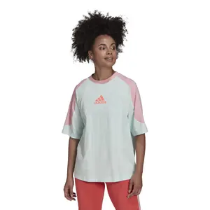Camiseta de mujer adidas Essentials Colorblock Boyfriend image-2