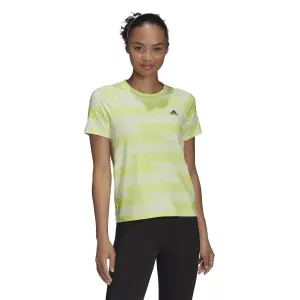 T-Shirt Frau adidas Fast Allover Print image-1